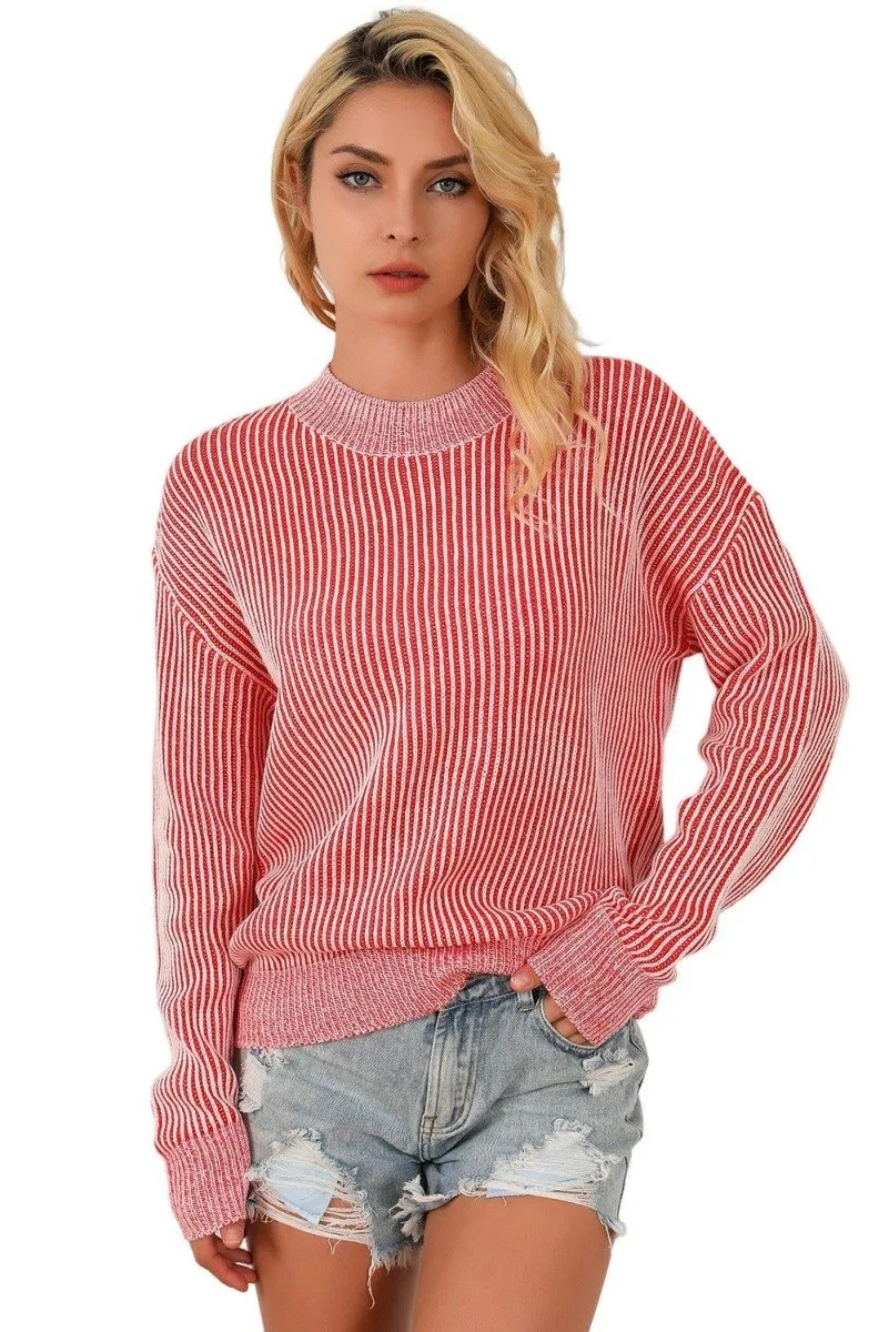 Peppermint Striped Sweater