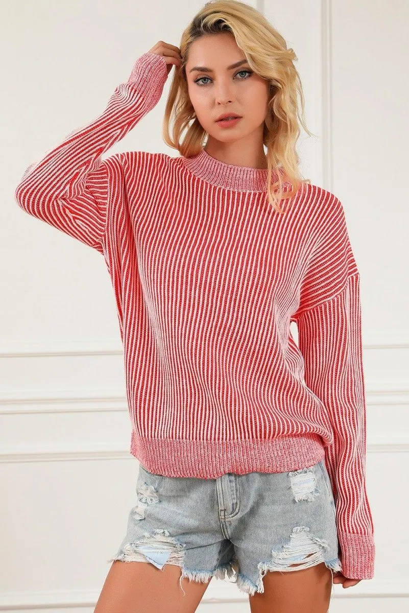 Peppermint Striped Sweater