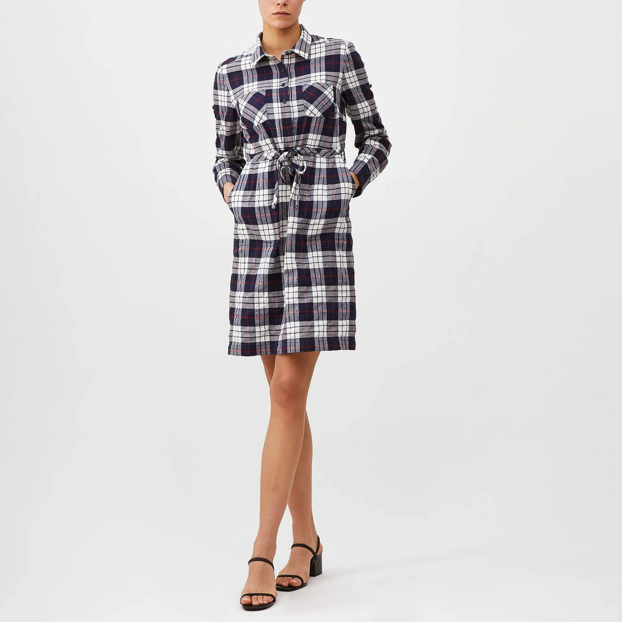 Plaid Shirtdress