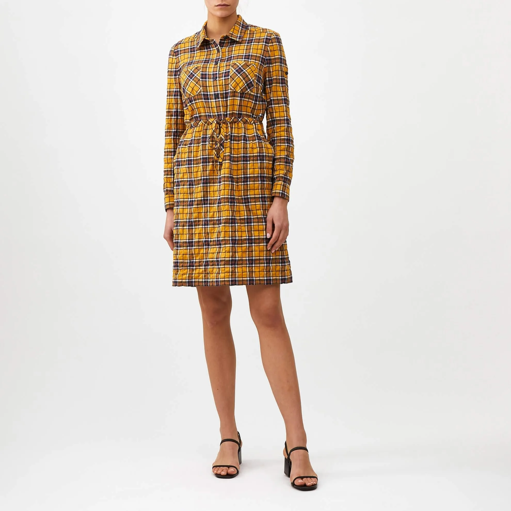 Plaid Shirtdress