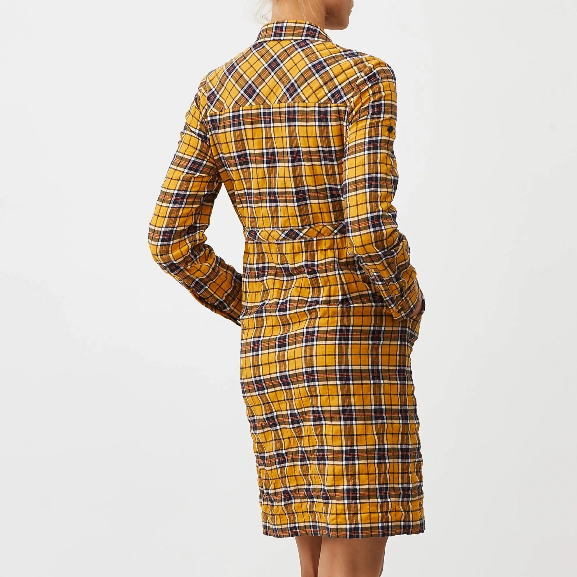 Plaid Shirtdress