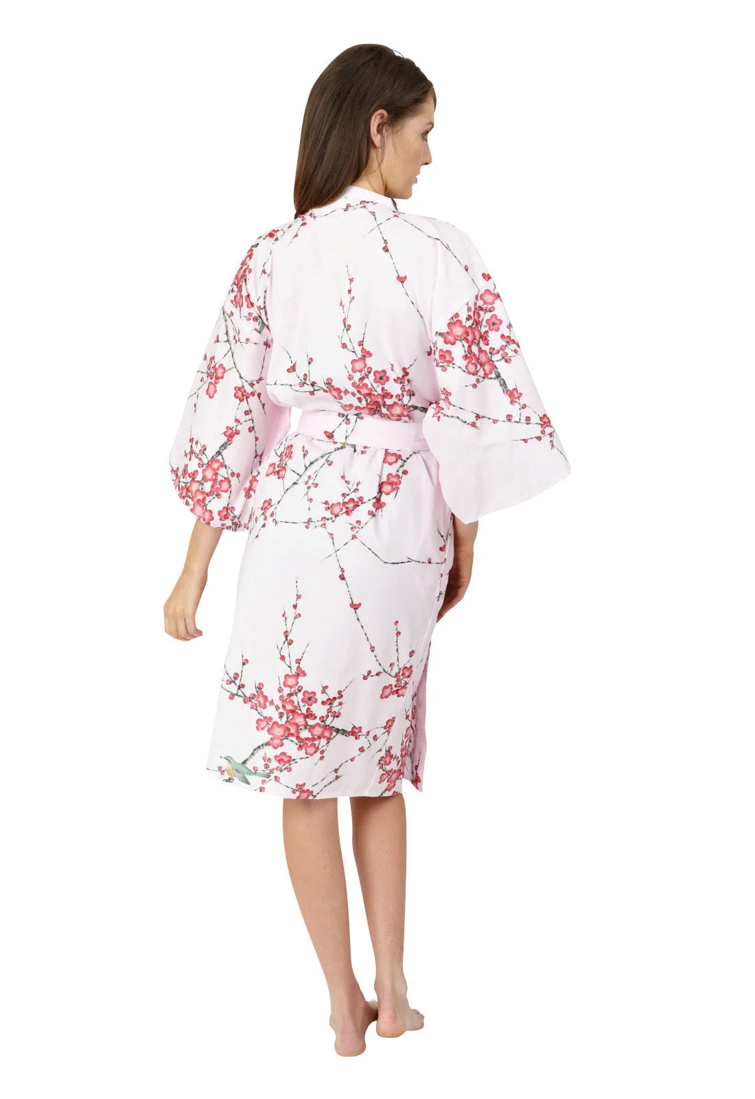 Plum & Warbler Short Cotton Kimono