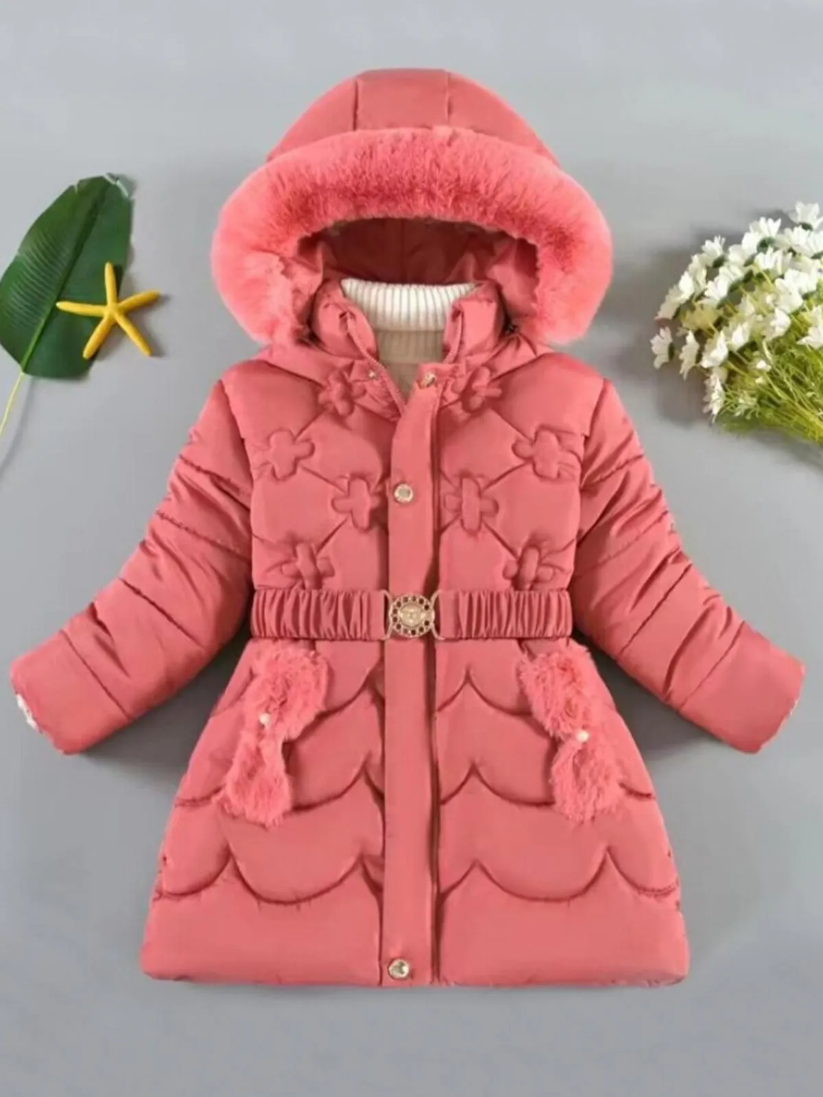 Polar Princess Belted Winter Jacket