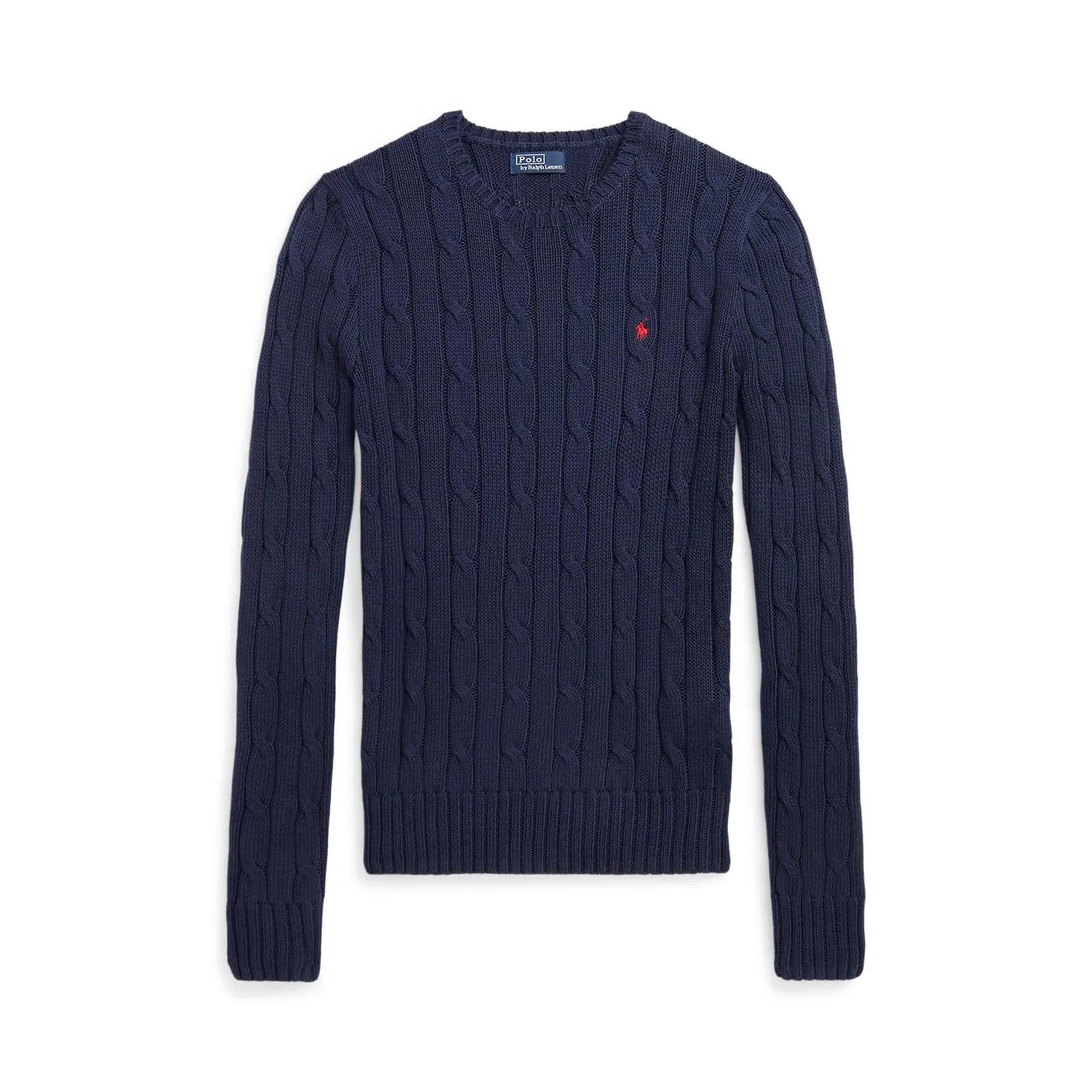 Polo Ralph Lauren - Cable-Knit Cotton Crewneck Sweater - Hunter Navy