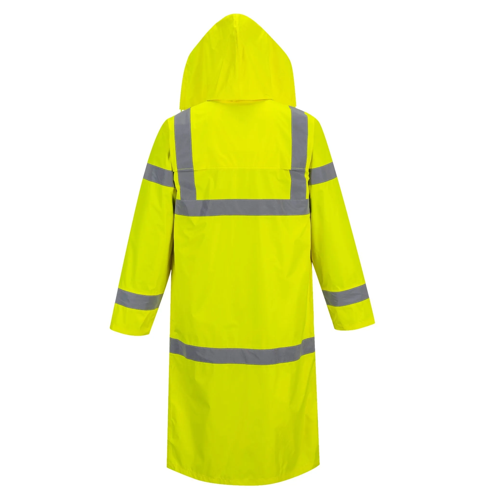 PORTWEST® Hi Vis Trench Coat Rain Jacket - ANSI Class 3 - UH445