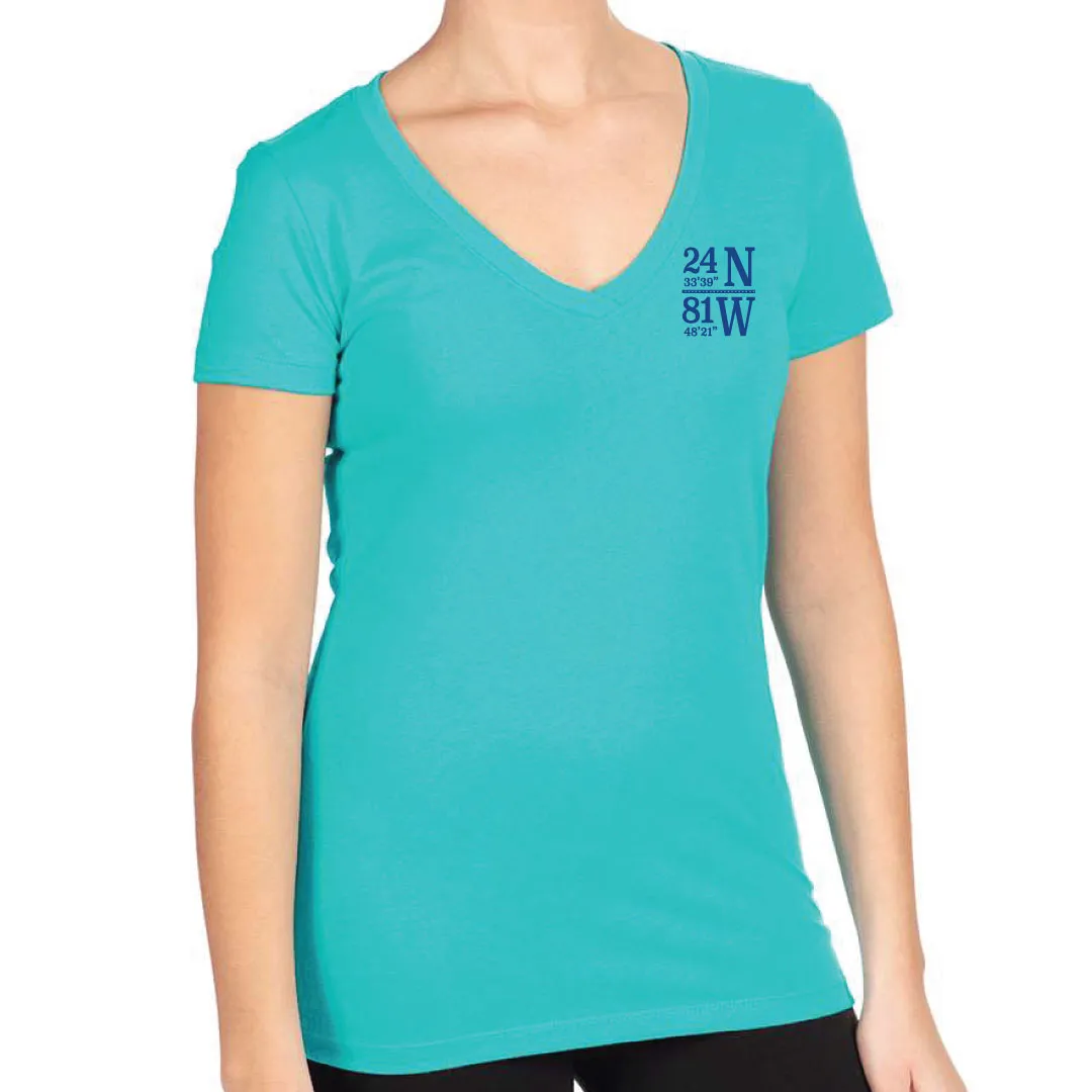 Power Boat Races Women's V-Neck