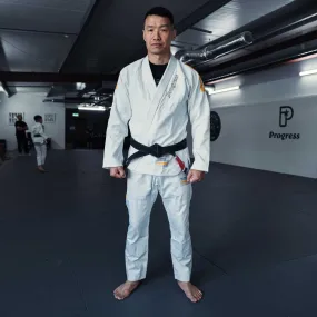 Progress The Foundation Three BJJ Gi White