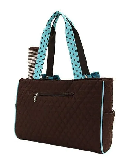 QSD2703 Quilted Solid Diaper Bag