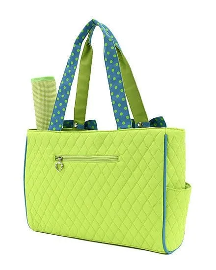 QSD2703 Quilted Solid Diaper Bag