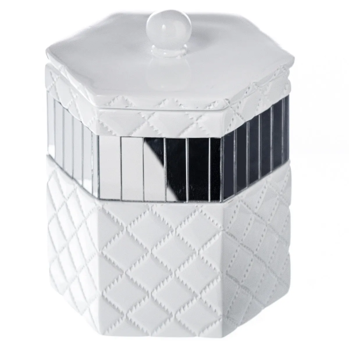 Quilted Mirror Cotton Jar Holder  (Wholesale)