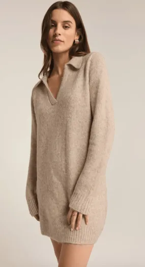 Redford Sweater Dress Light Oatmeal