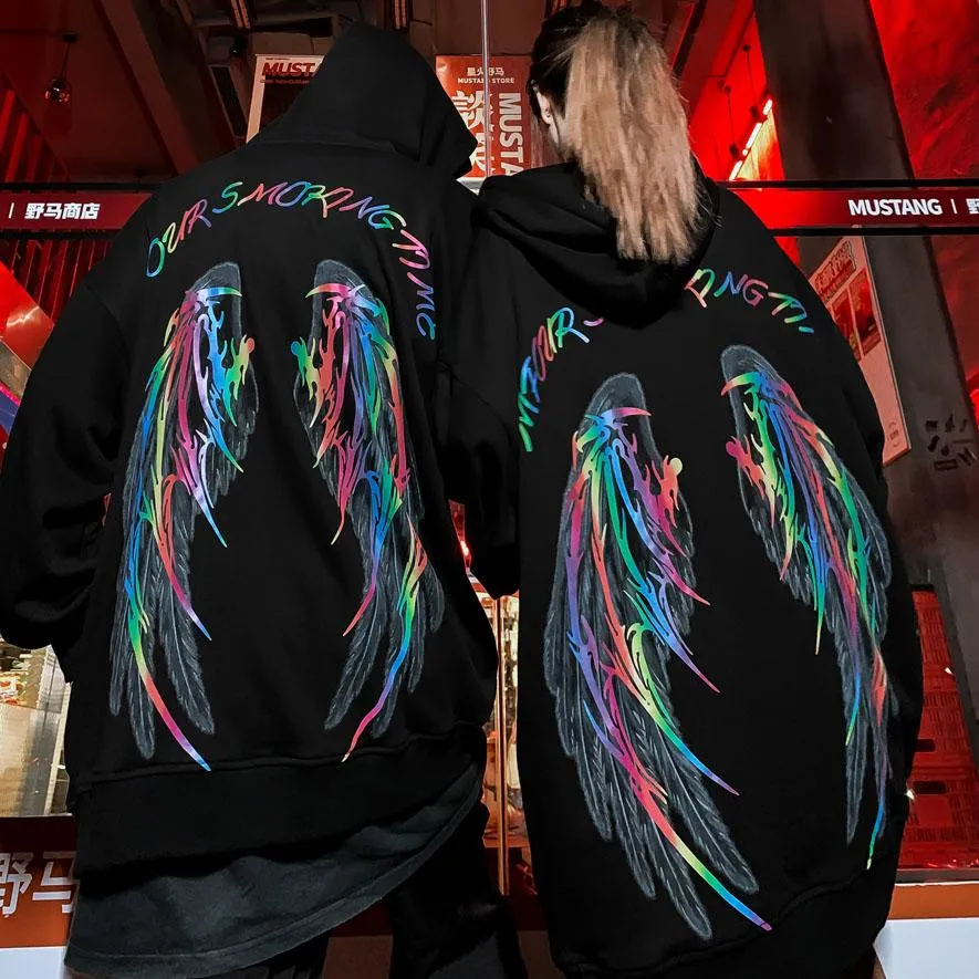 Reflective Devil Wings Hoodie SD00904