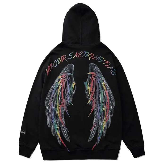 Reflective Devil Wings Hoodie SD00904