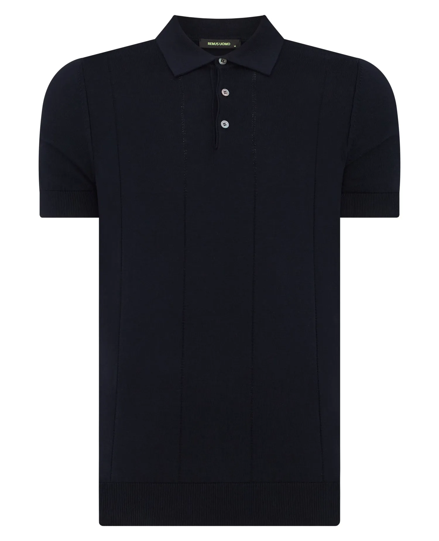 Remus Uomo Short Sleeve Polo Shirt - Navy