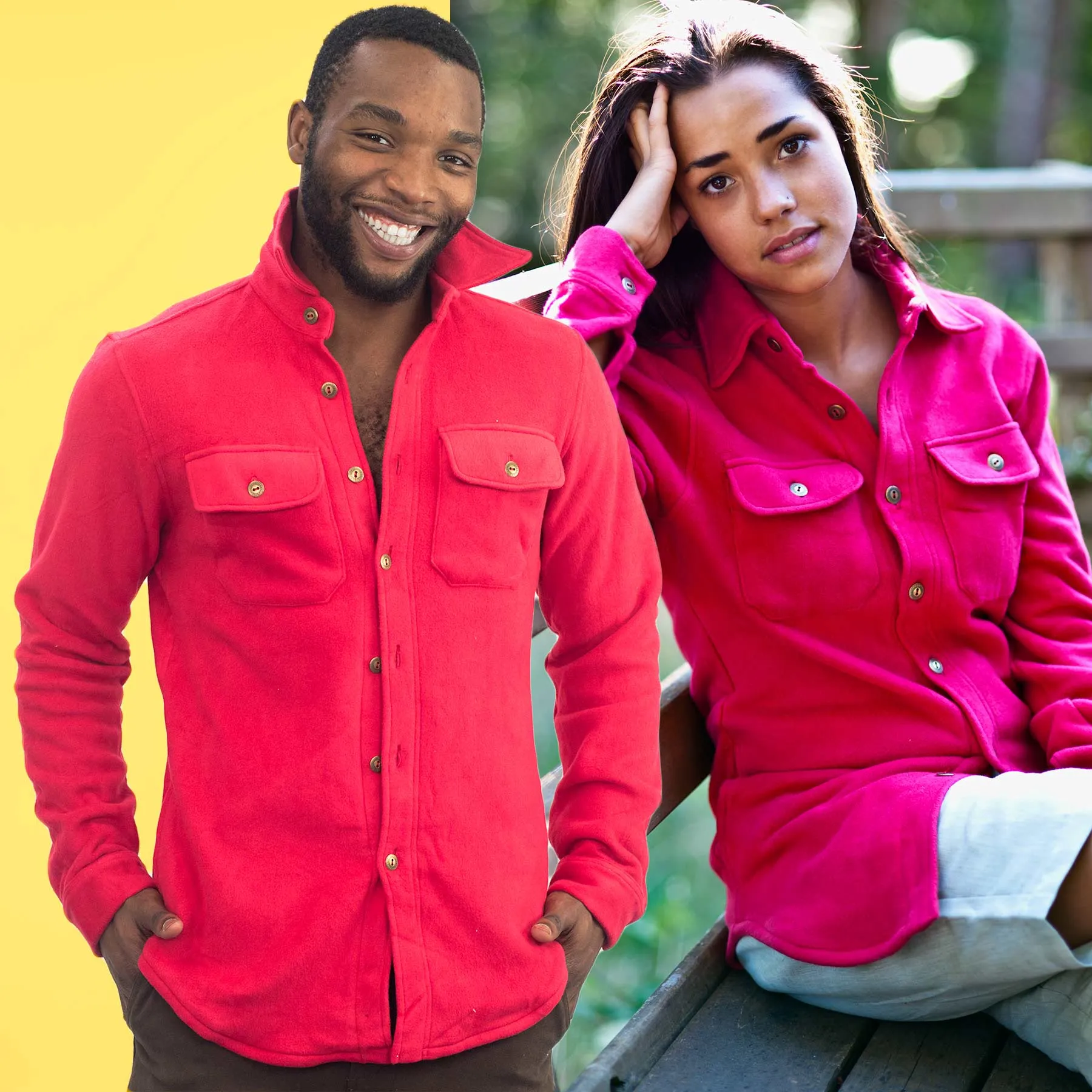 REVELSTOKE Unisex 100% Organic Cotton Fleece Jacket (Discontinued)