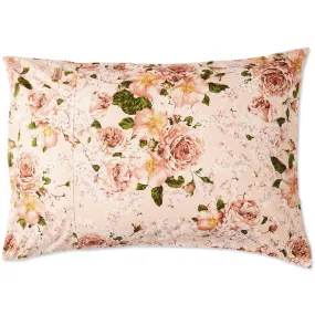 Rose Garden Organic Cotton Pillowcases Standard Set Of 2