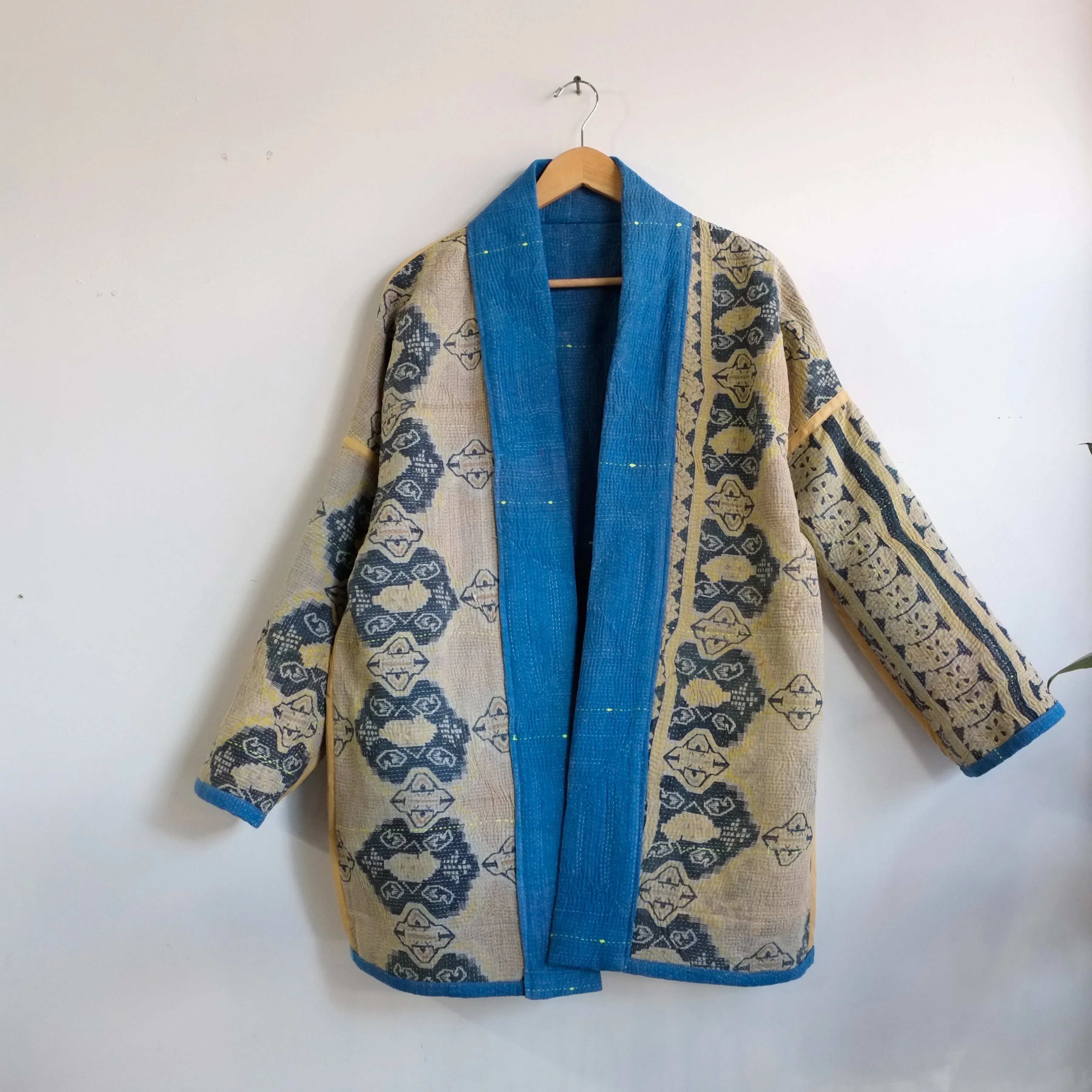 S Blue with Neon Embroidery Anoushka Jacket LL075