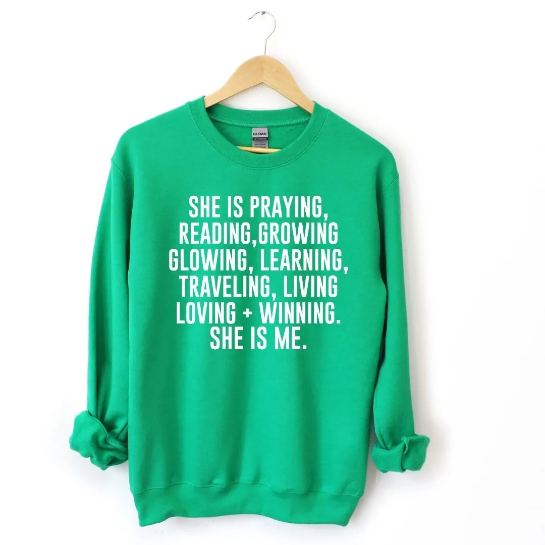 She Is Me Sweatshirt