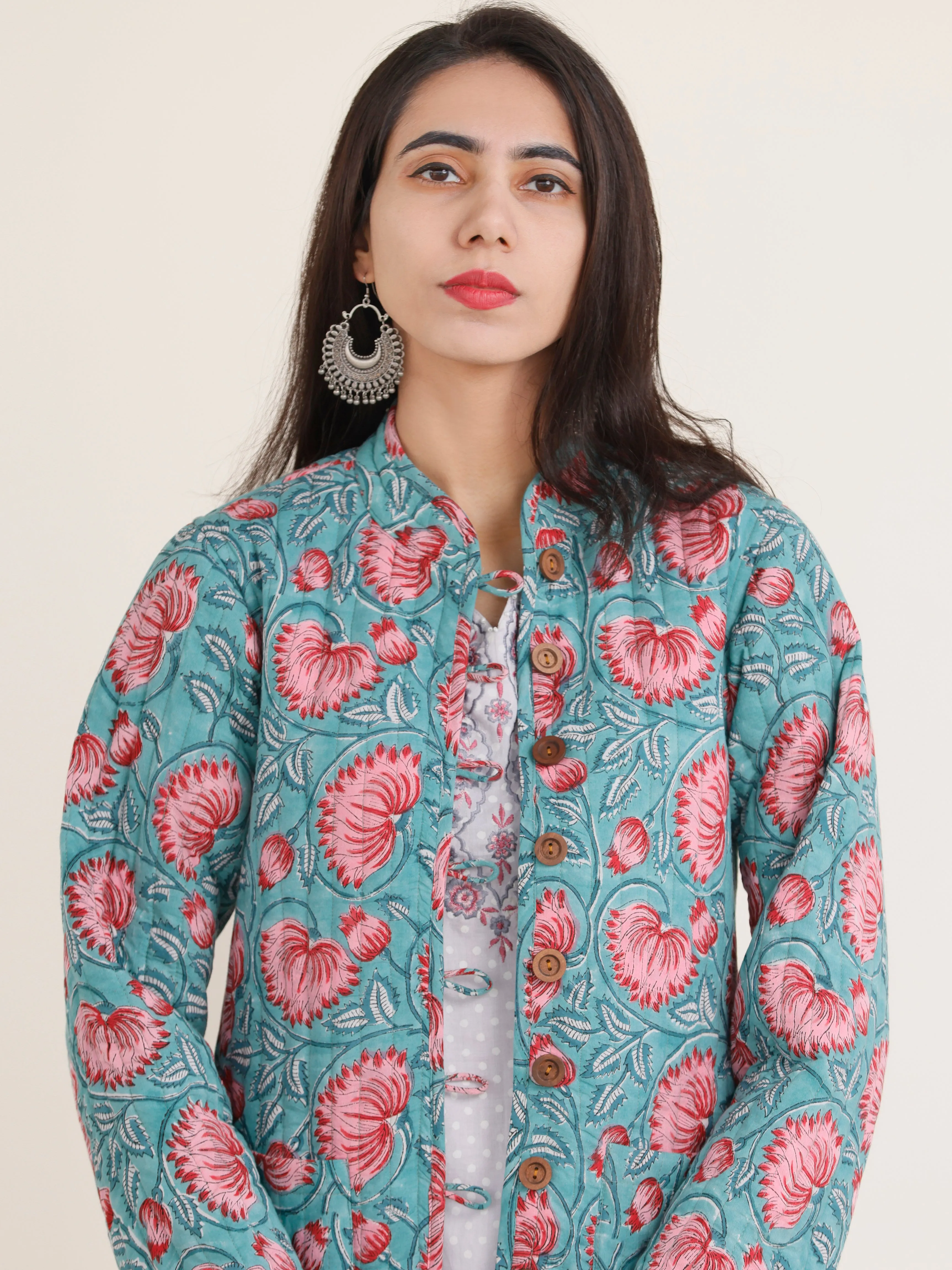 Shishir Vera Quilted Reversible Jacket