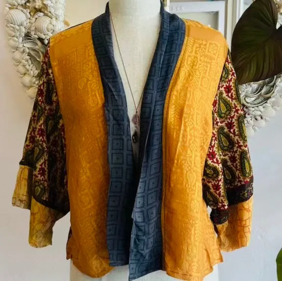 Short Silk Kimono – Sunshine