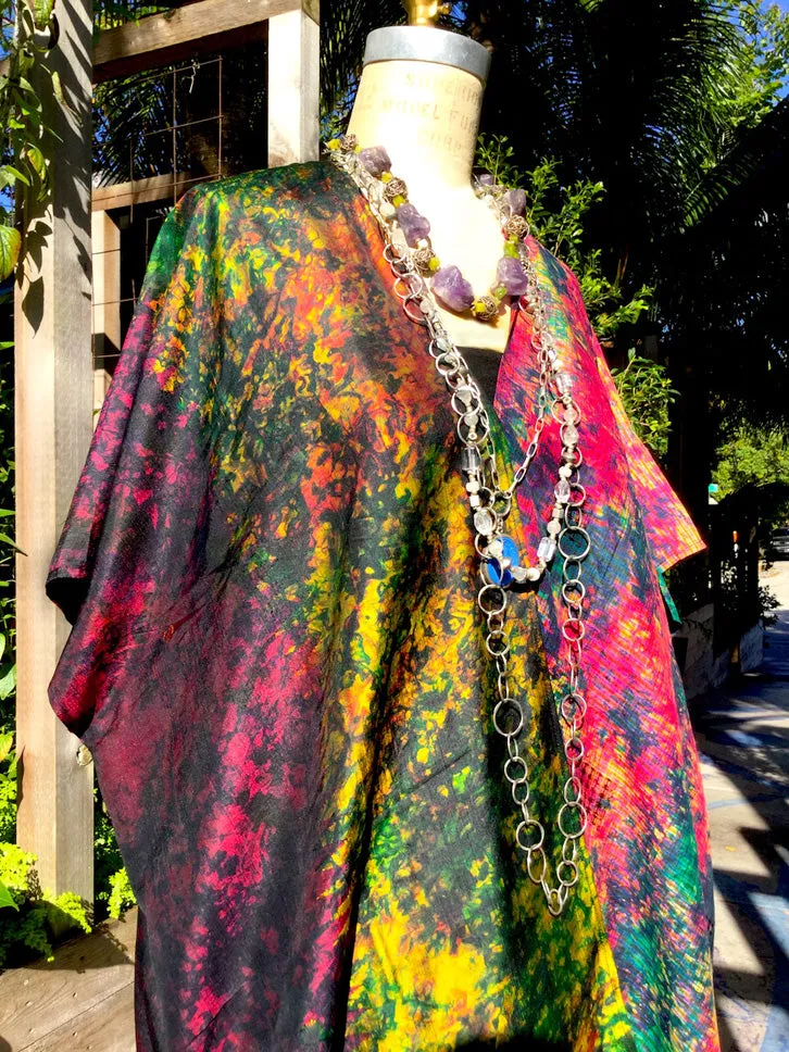 Silk Kimono Jacket Almost Famous Collection - Gauguin