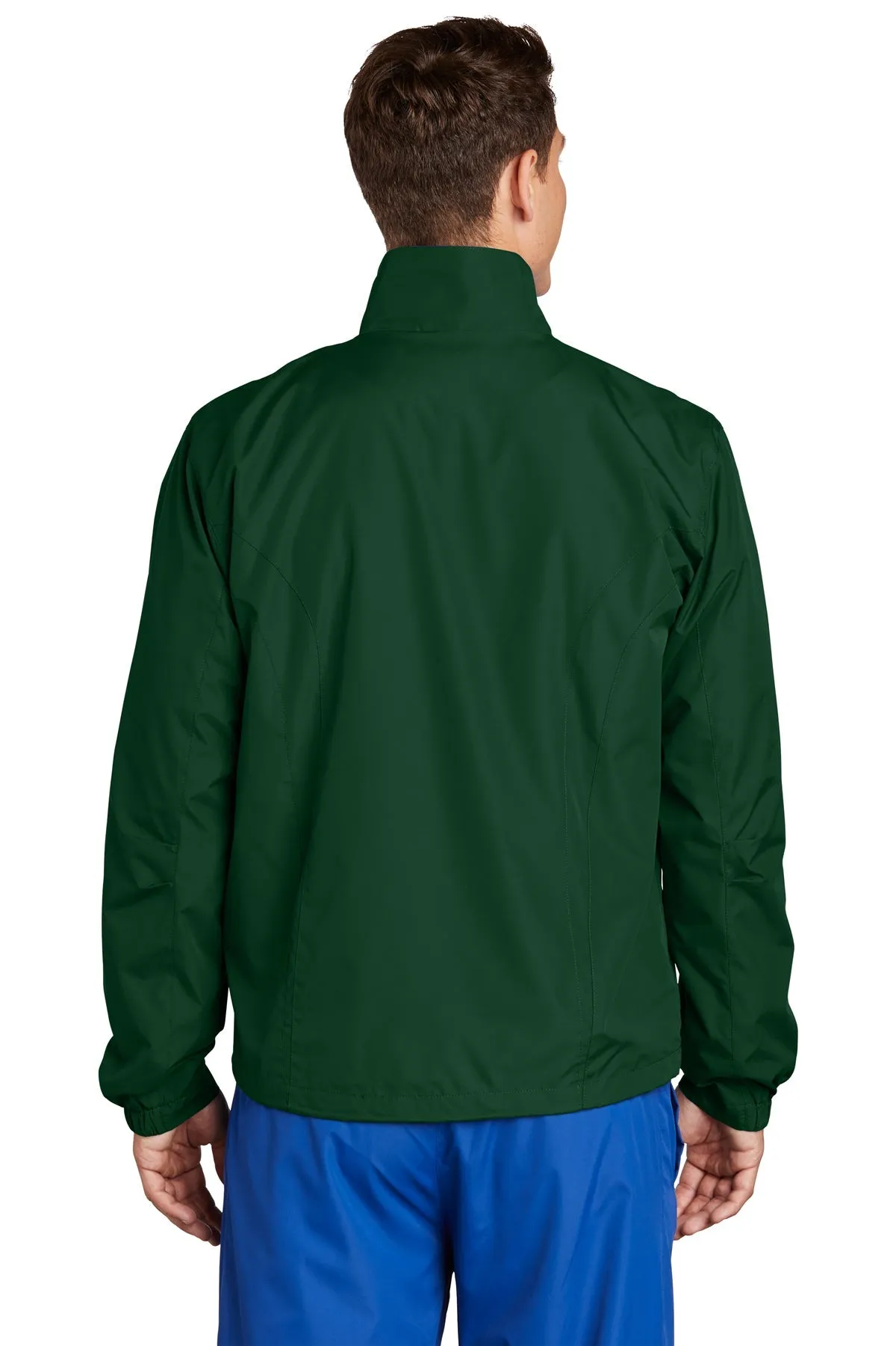 Sport-Tek Full-Zip Custom Wind Jackets, Forest Green