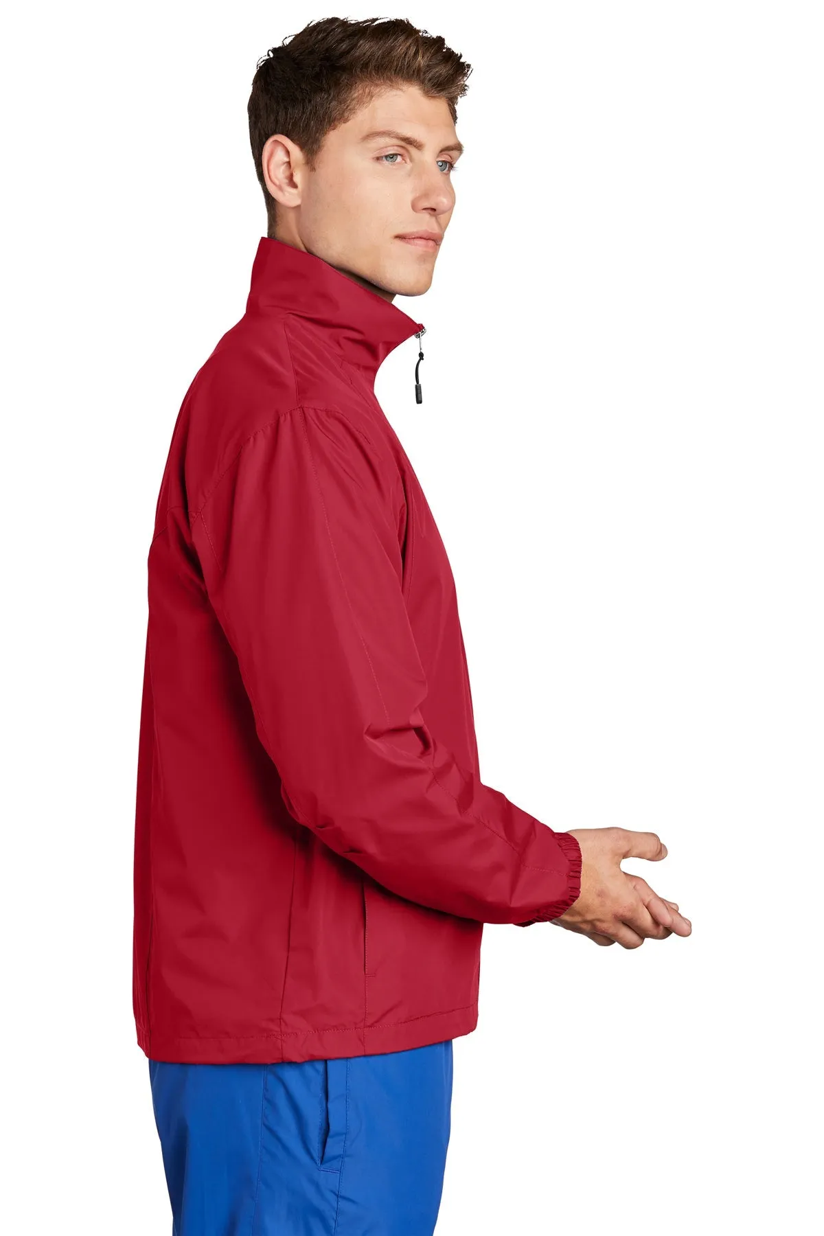 Sport-Tek Full-Zip Custom Wind Jackets, True Red