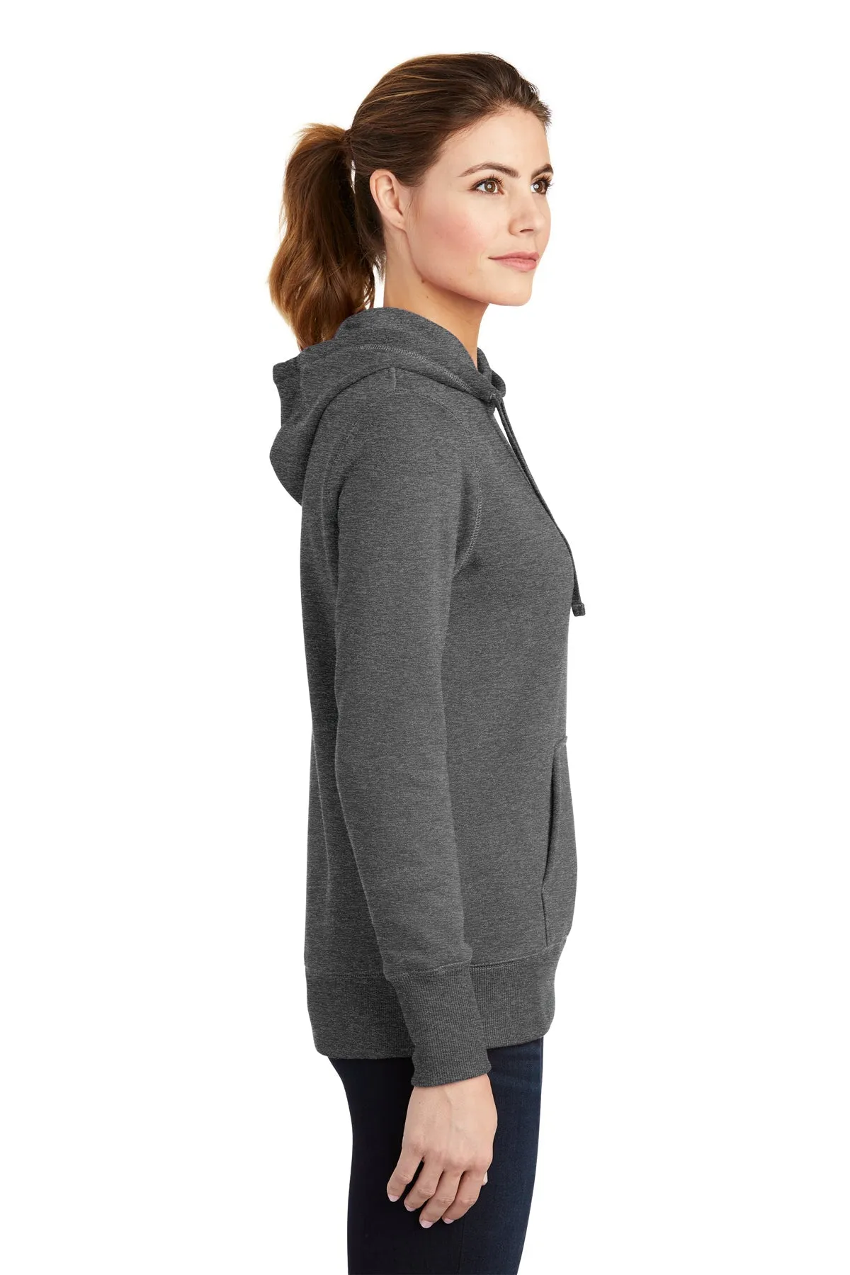 Sport-Tek Ladies Pullover Custom Hooded Sweatshirts, Vintage Heather