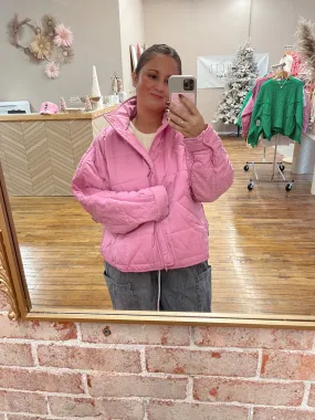 Stand Out Jacket in Pink