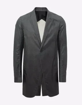 Stravinsky Black Coated Wool Jacket