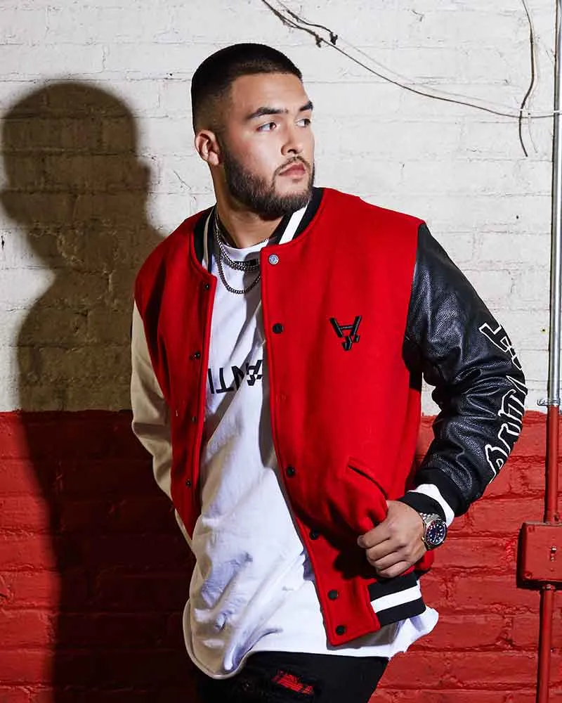 The Anti Order Chicvgo Varsity Jacket Red/White/Black