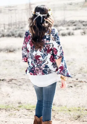 The Laurel | Floral Kimono