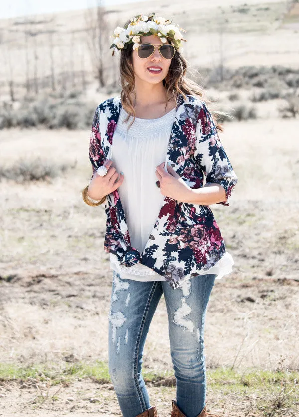 The Laurel | Floral Kimono