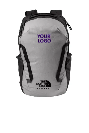 The North Face Stalwart Backpack Mid Grey Dark Heather TNF Black