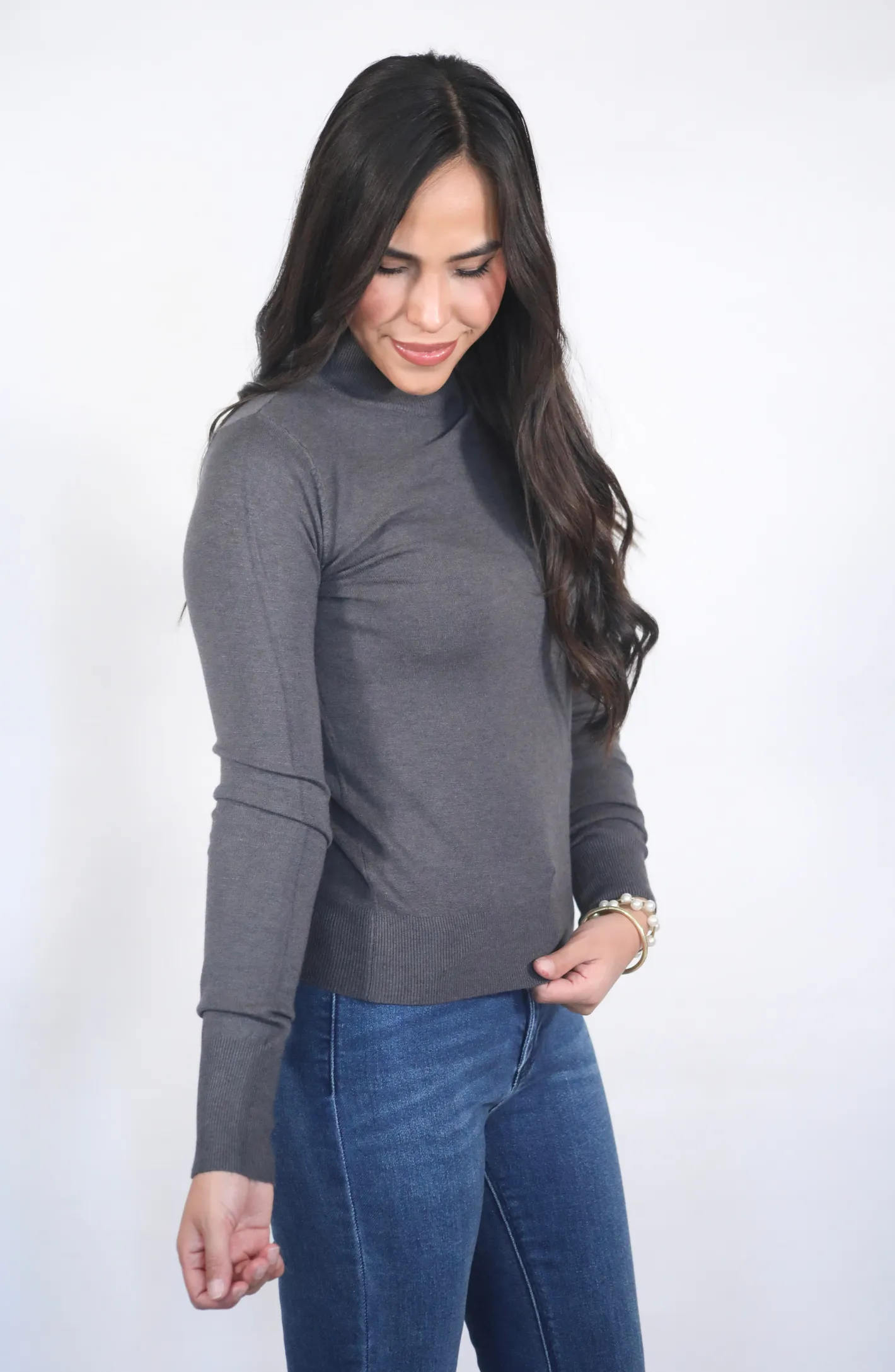 The Winter Mock Neck Sweater- 2 Colors