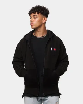 Tommy Jeans Mix Zip Thru Hoodie Black