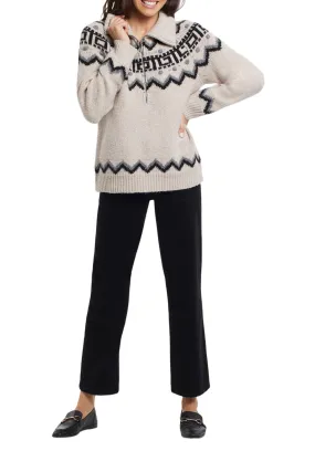 Tribal | Half-Zip Mock Neck Sweater | Women's