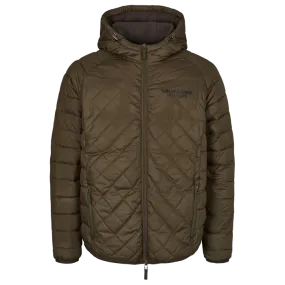 Twelve Sixteen Quilted hoodie Jacket Olive