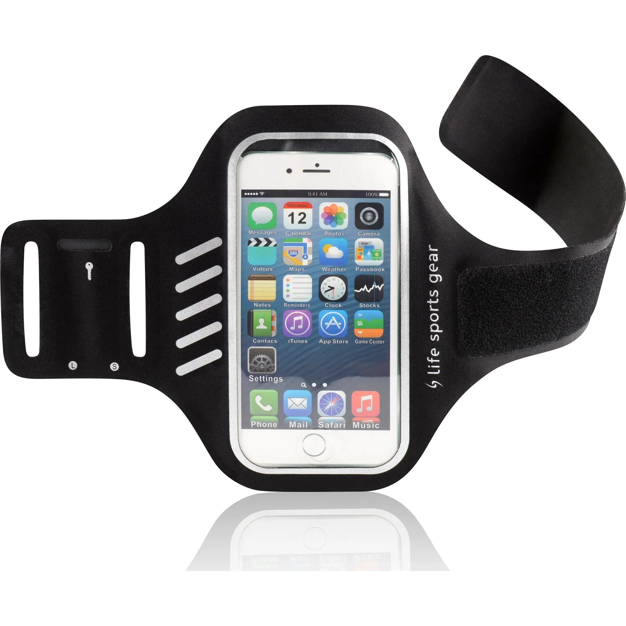 Unisex Life Sports Gear Eco Breeze Armband Black