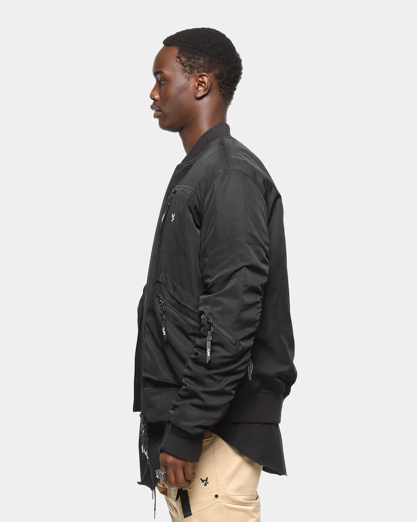 Unisex The Anti Order Sub-Terra Bomber Jacket Black