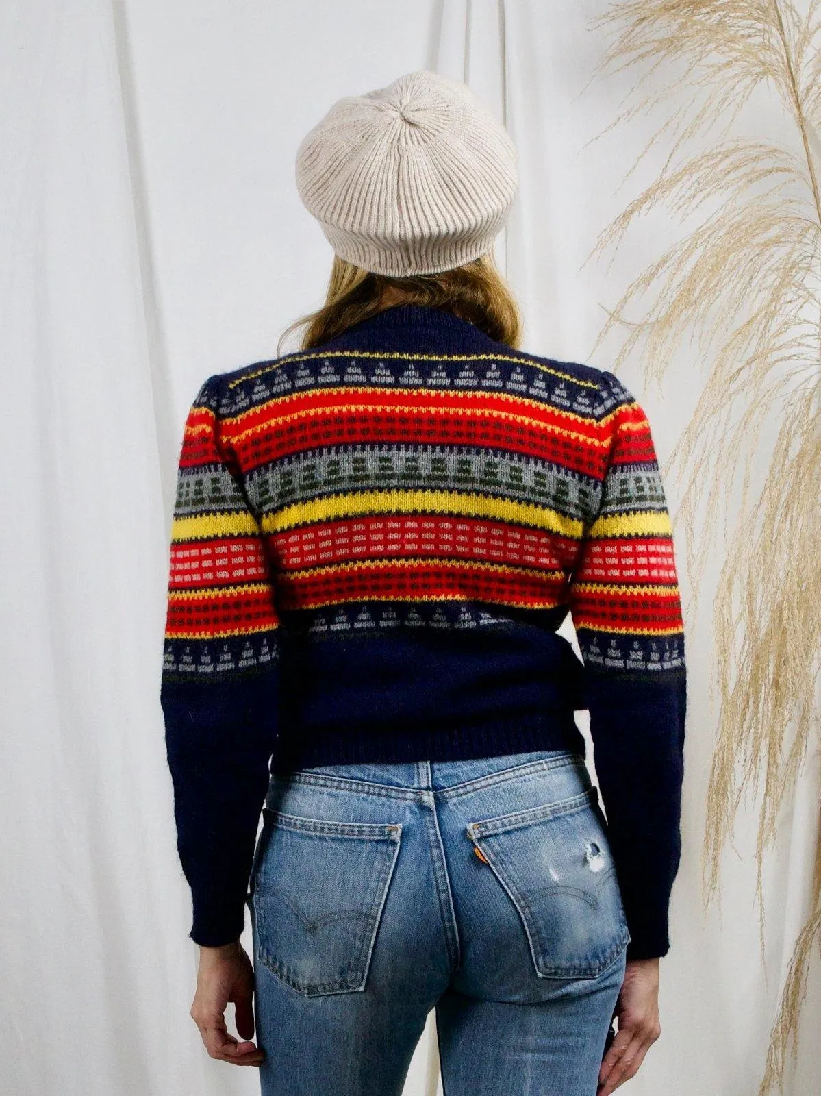 Vintage Fair Isle Wool Sweater