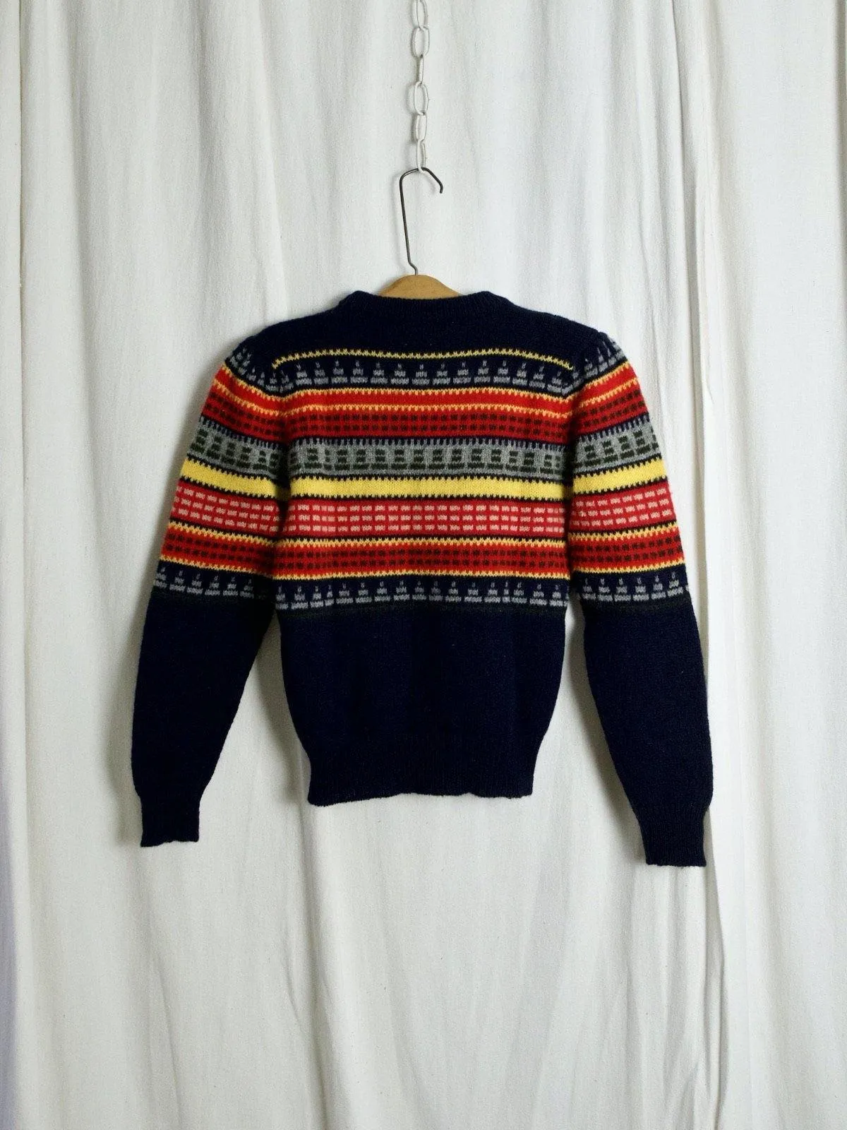 Vintage Fair Isle Wool Sweater