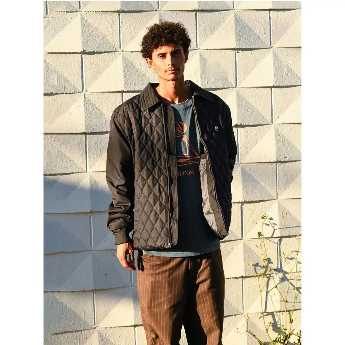 Volcom Skate Vitals Remy S Quilted Jacket - Black