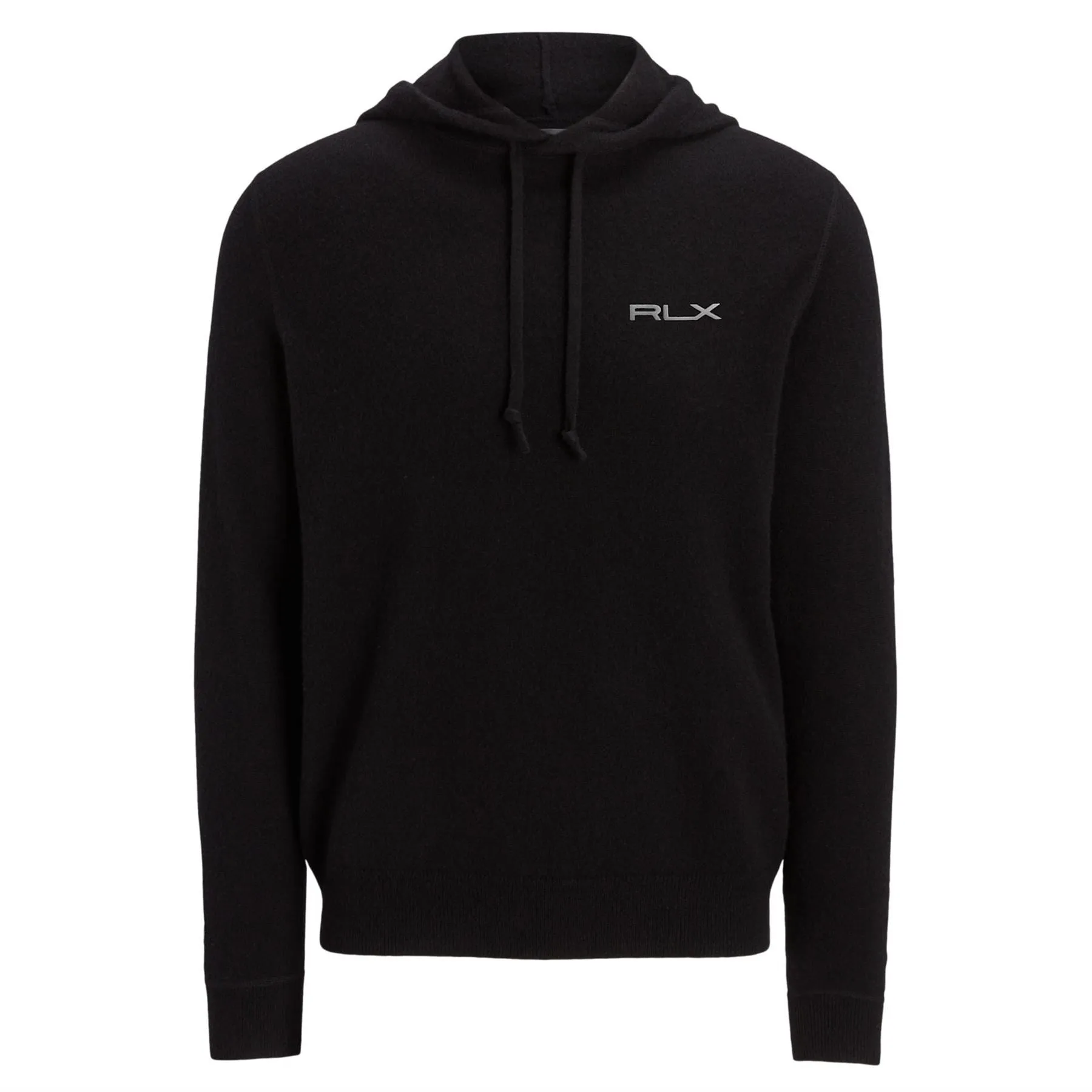 Washable Cashmere Hoodie Polo Black - SS24