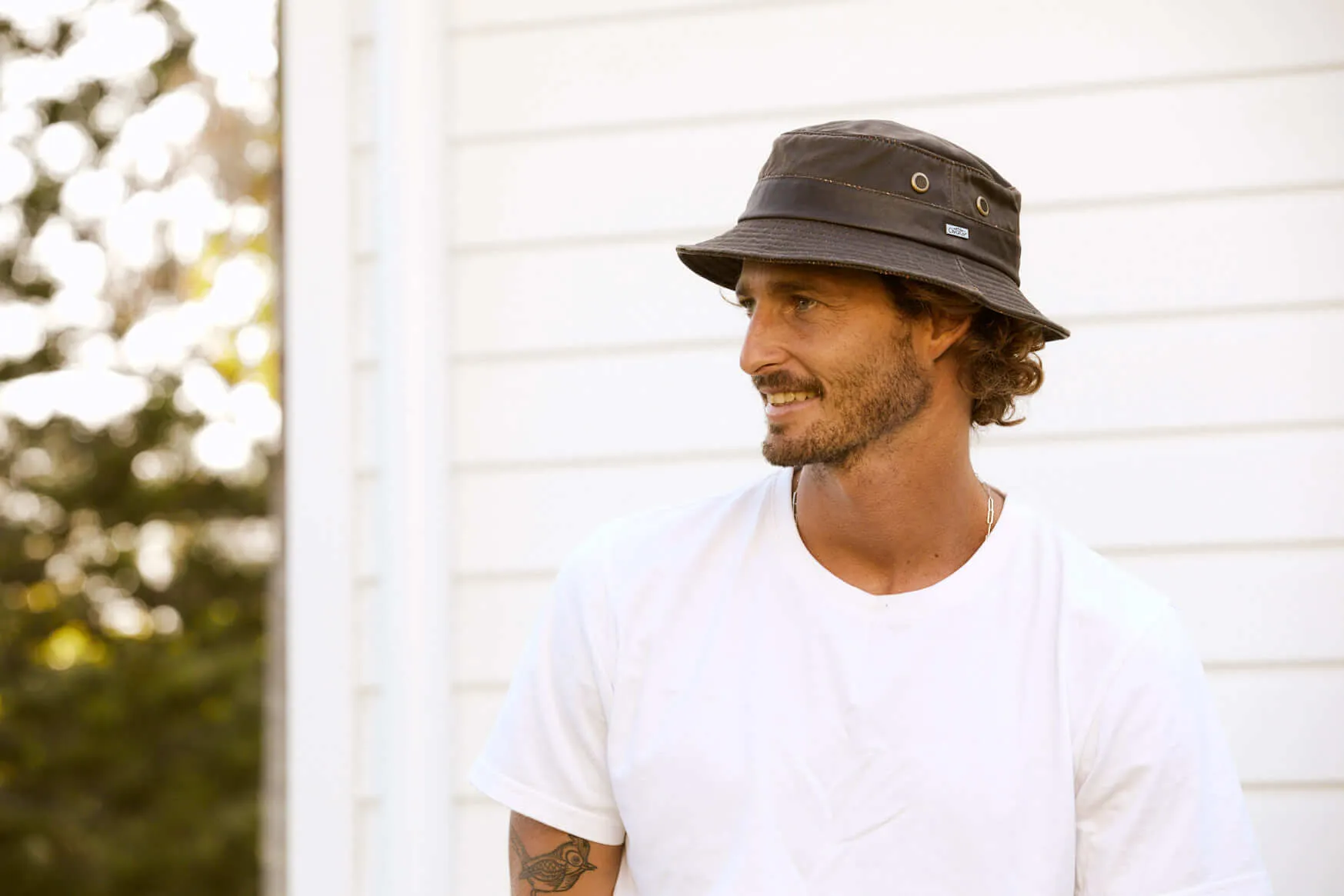 Weathered Cotton Bucket Hat