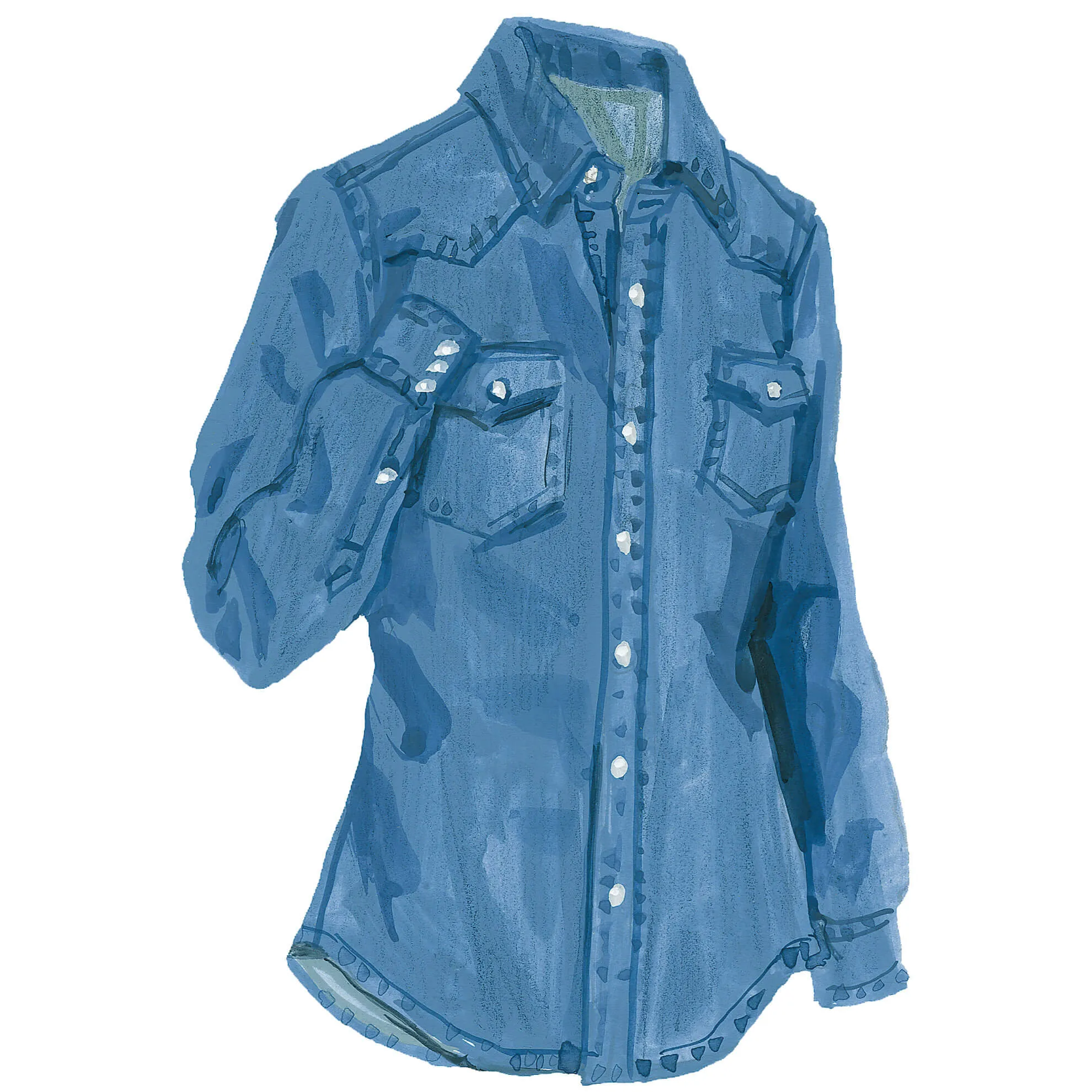 Western Denim Shirt