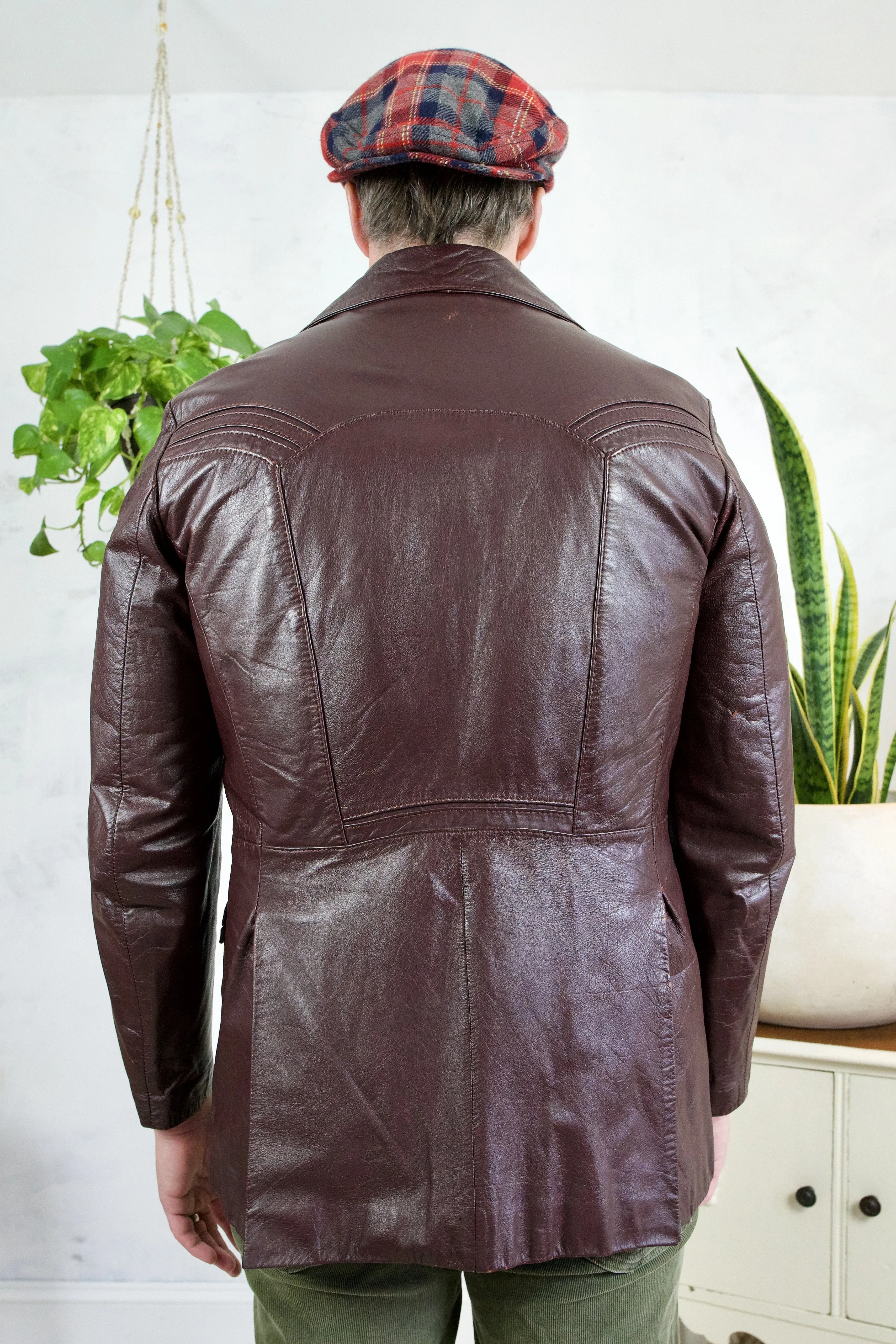 Whiskey Leather Dragster Jacket