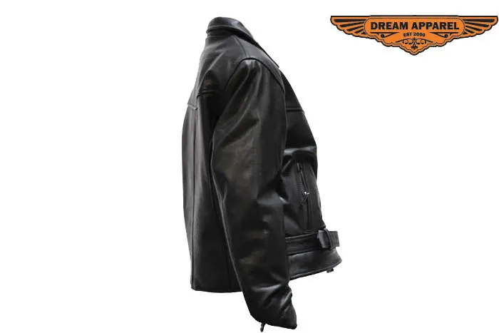 Womens Leather Motorcycle Jacket