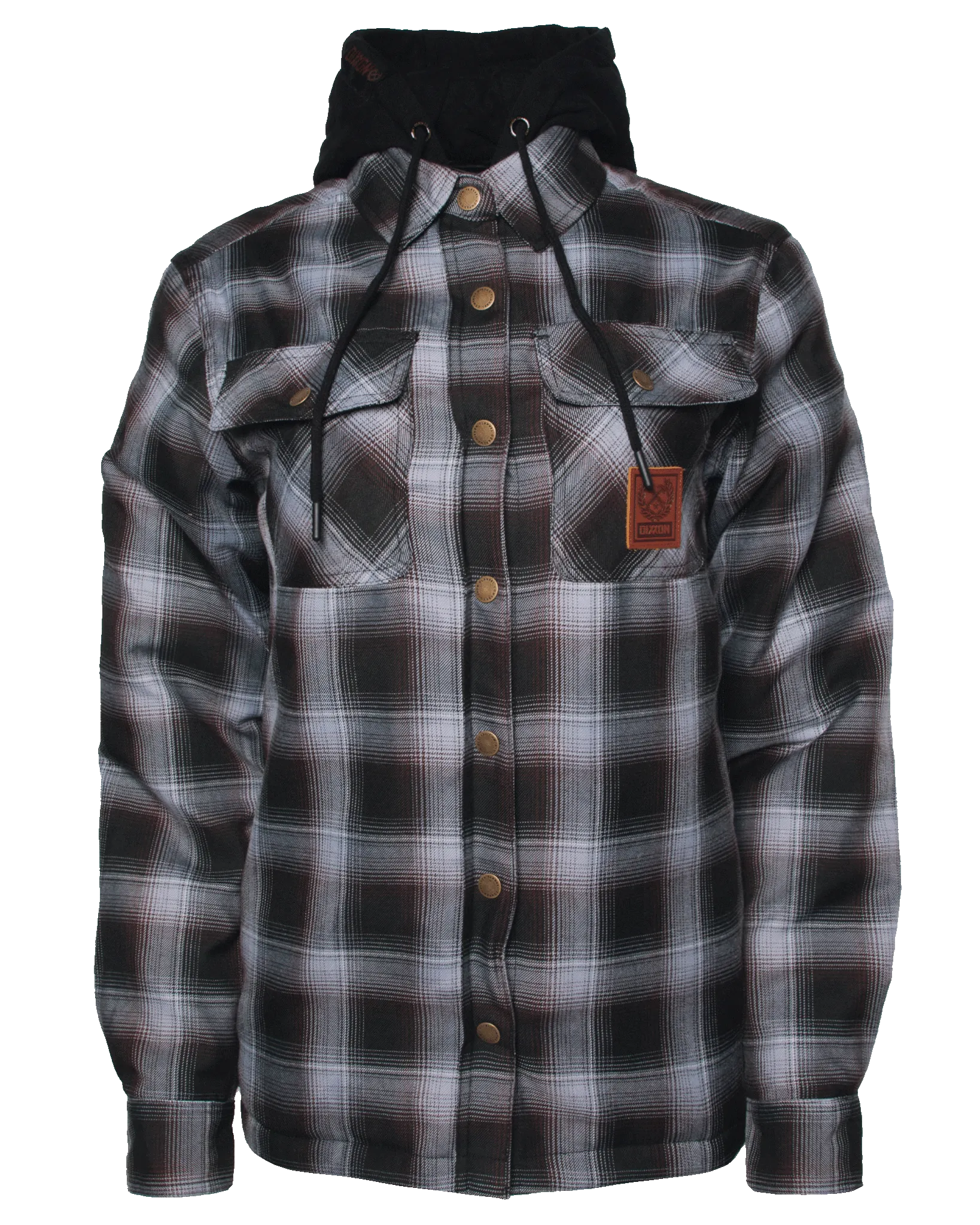 Women's Old Fashioned Hooded Flannel Jacket