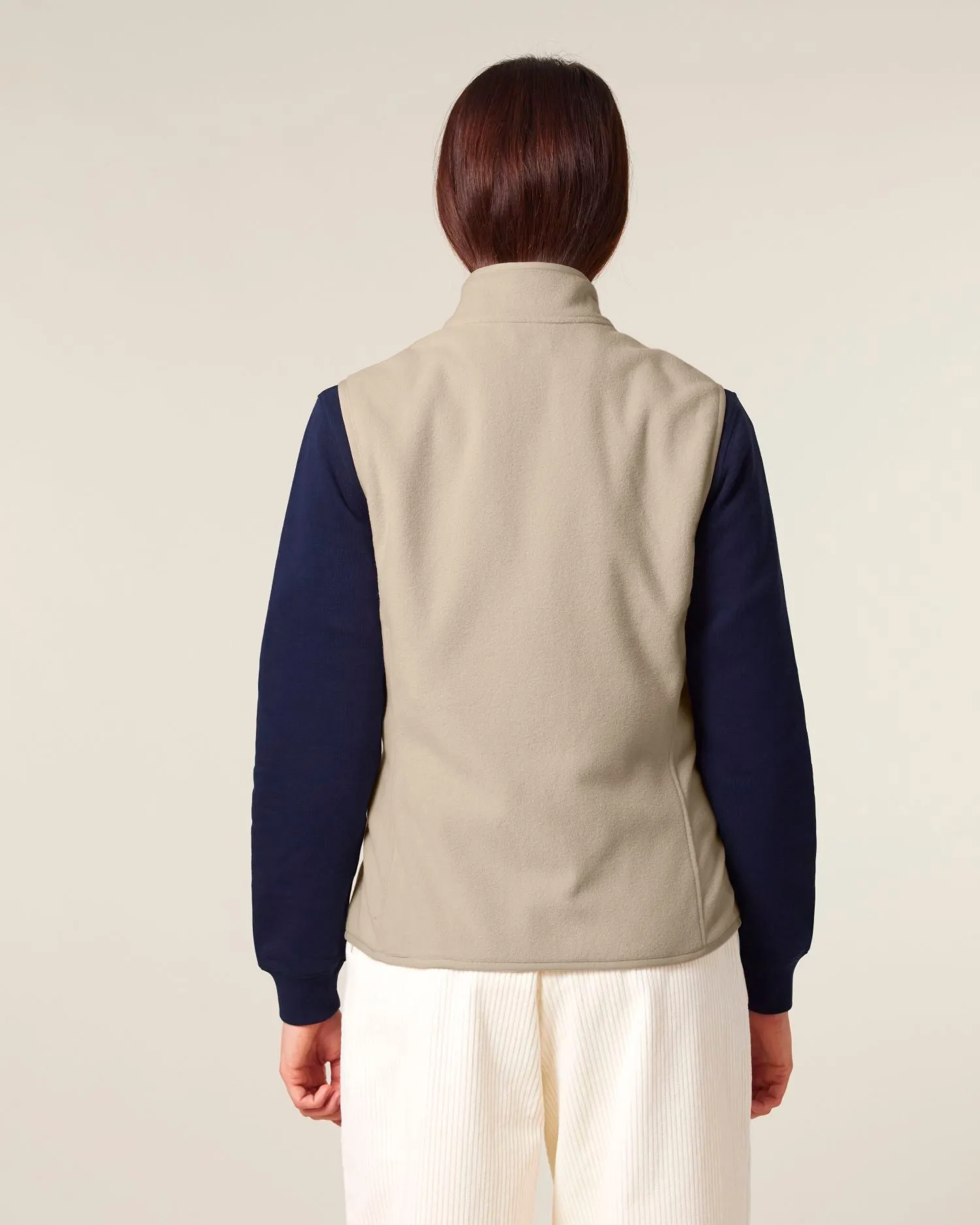 Women’s Recycled Sleeveless Fleece Jacket - 300 GSM | Stella Quester STJW241